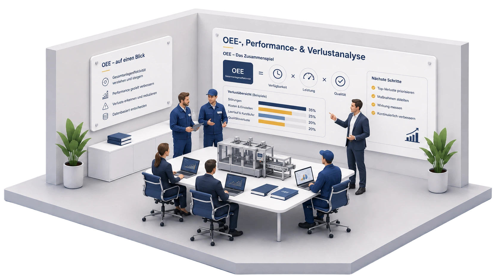 OEE-, Performance- & Verlustanalyse